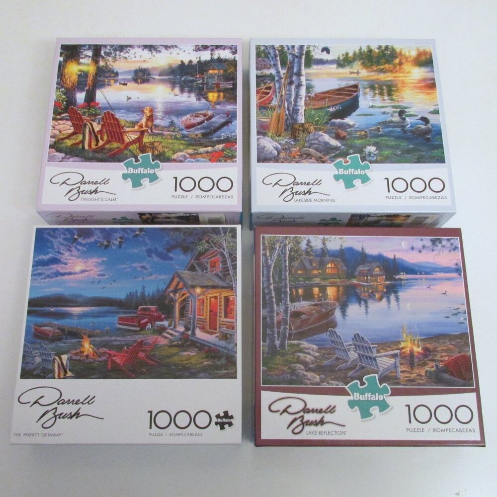 Buffalo Games Puzzles - Set of 4 Darrell Bush, 1000 pieces